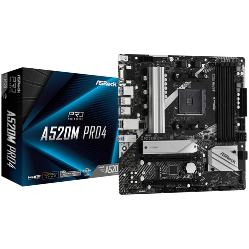 ASROCK A520M Pro4 mATX AM4 DDR4