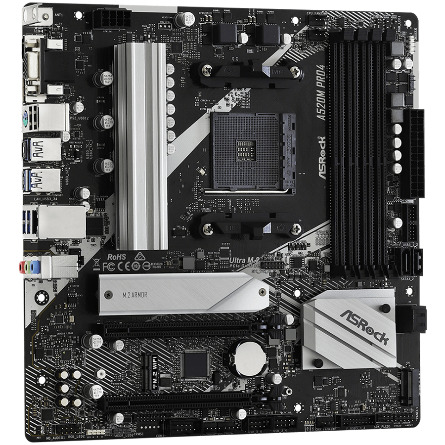 ASROCK A520M Pro4 mATX AM4 DDR4