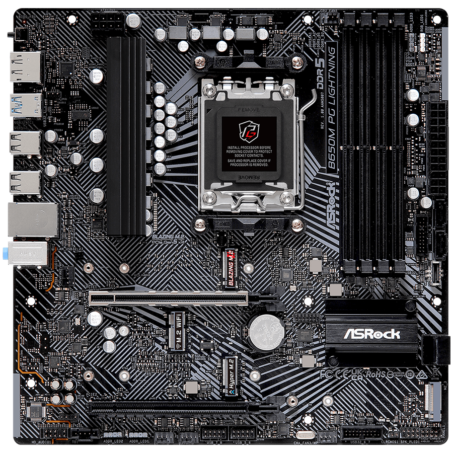ASROCK B650M PG Lightning mATX AM5 DDR5