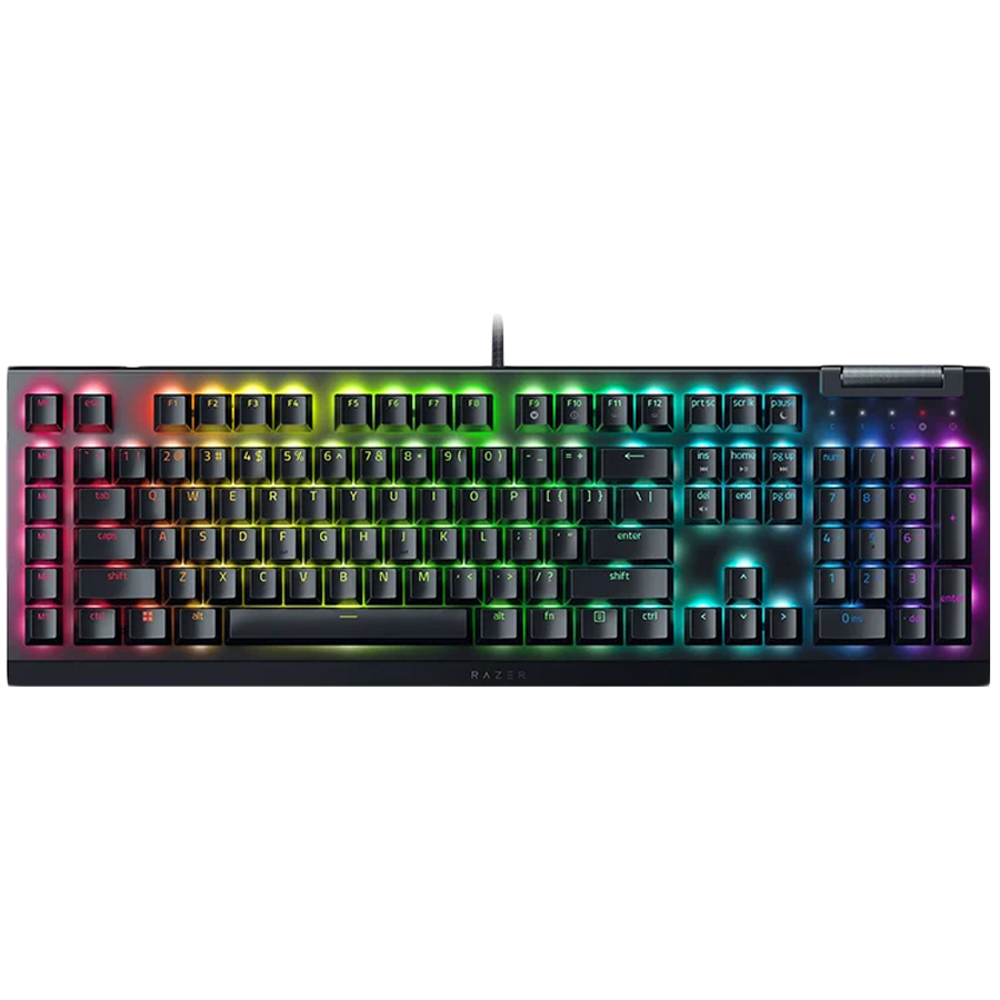 RAZER Klawiatura Gamingowa Przewodowa BlackWidow V4 X, układ US