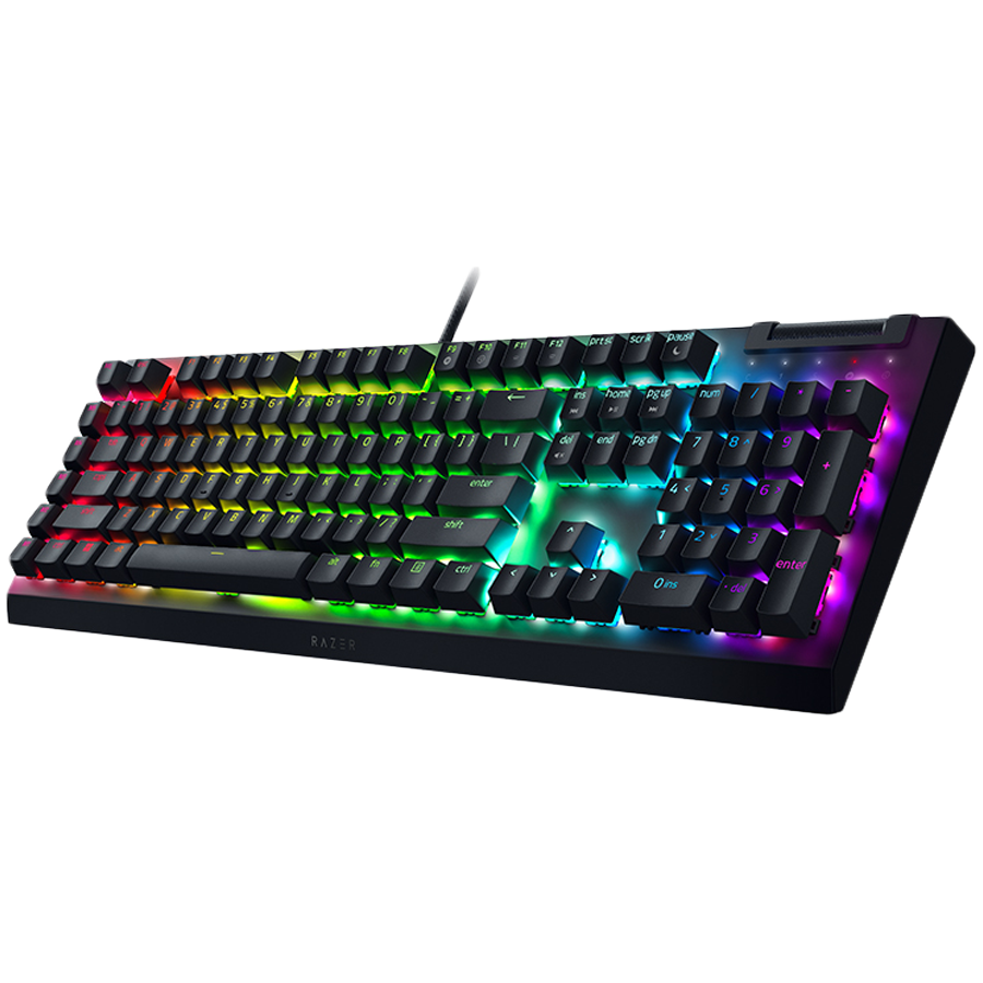 RAZER Klawiatura Gamingowa Przewodowa BlackWidow V4 X, układ US