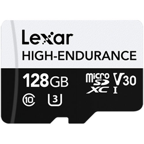 LEXAR HIGH ENDURANCE 128GB microSDXC 100MB/s C10 A1 V30 U3