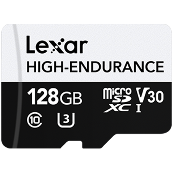 LEXAR HIGH ENDURANCE 128GB microSDXC 100MB/s C10 A1 V30 U3-1