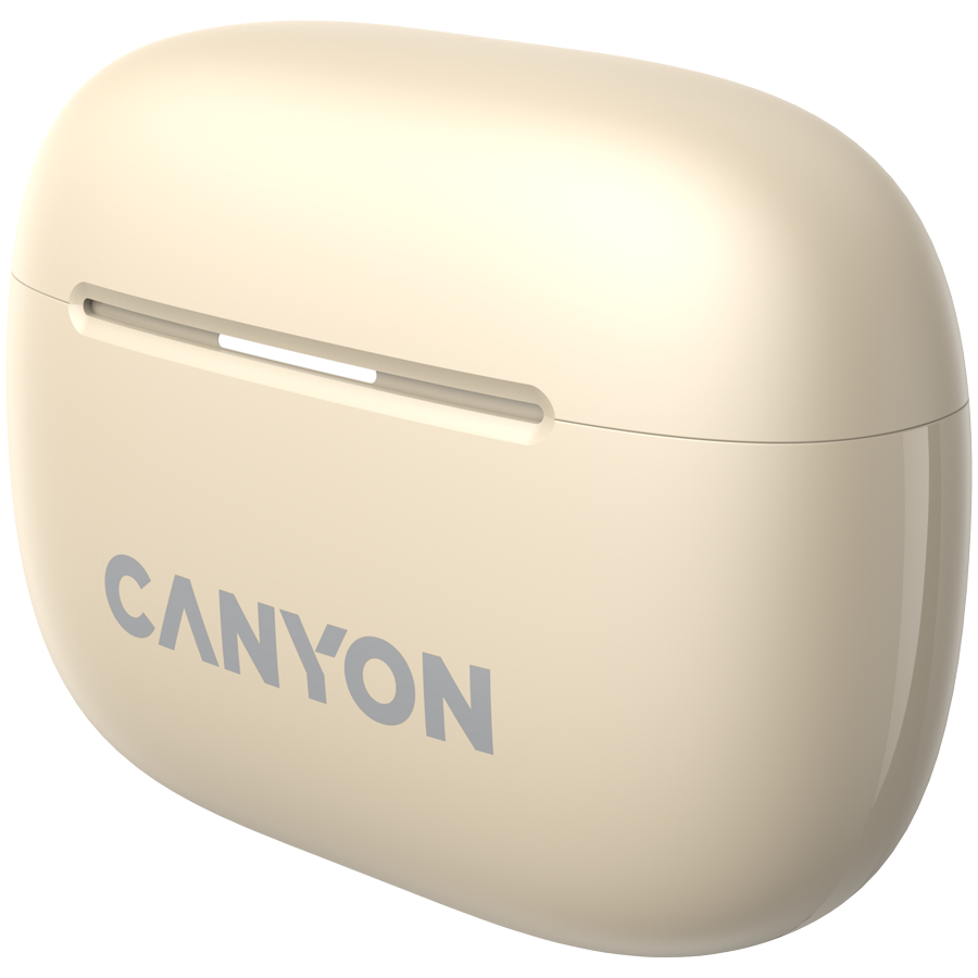 CANYON Słuchawki dokanałowe OnGo 10 ANC i ENC Beżowe