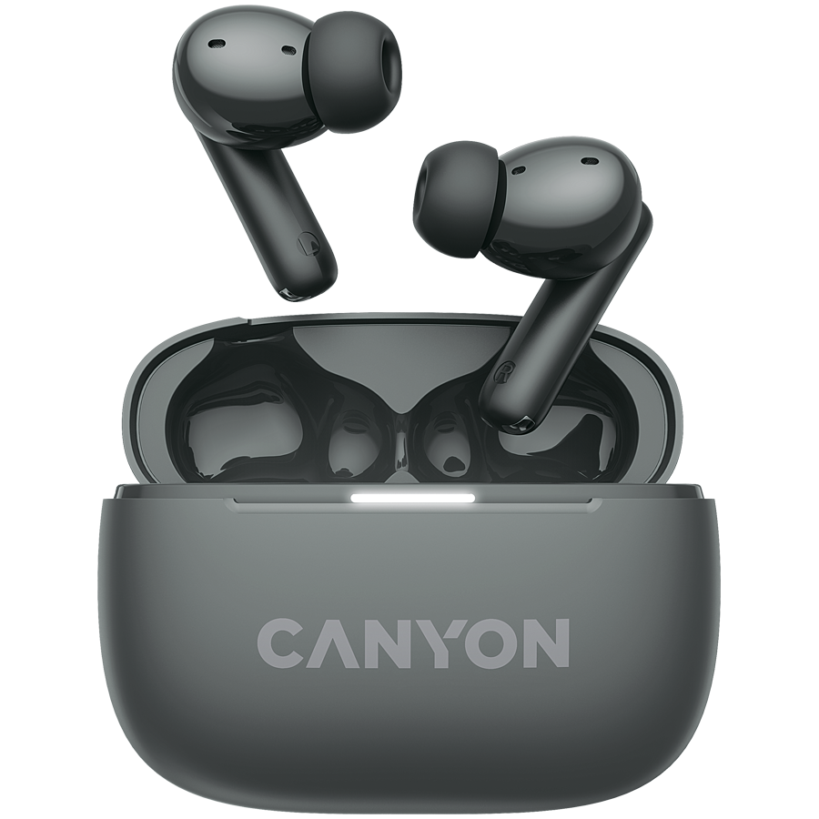 CANYON Słuchawki dokanałowe OnGo 10 ANC i ENC Szare