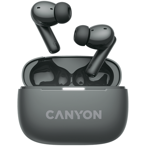 CANYON Słuchawki dokanałowe OnGo 10 ANC i ENC Szare