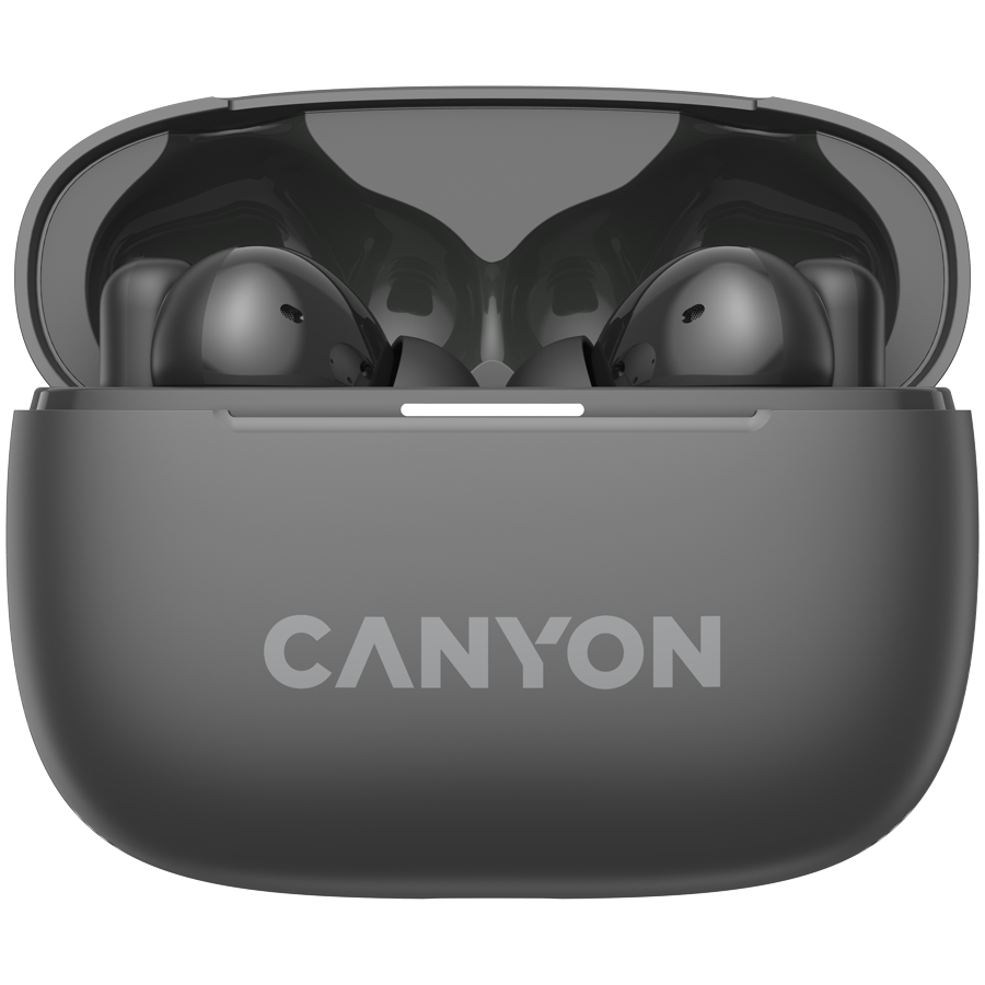 CANYON Słuchawki dokanałowe OnGo 10 ANC i ENC Szare