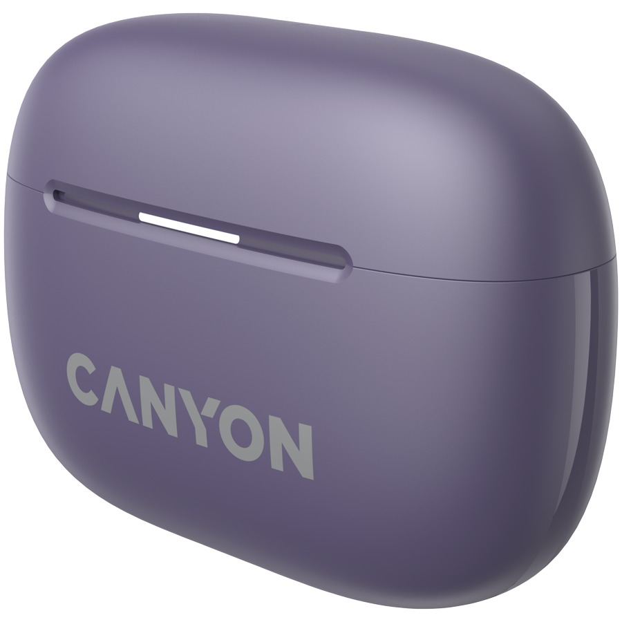 CANYON Słuchawki dokanałowe OnGo 10 ANC i ENC Fioletowe