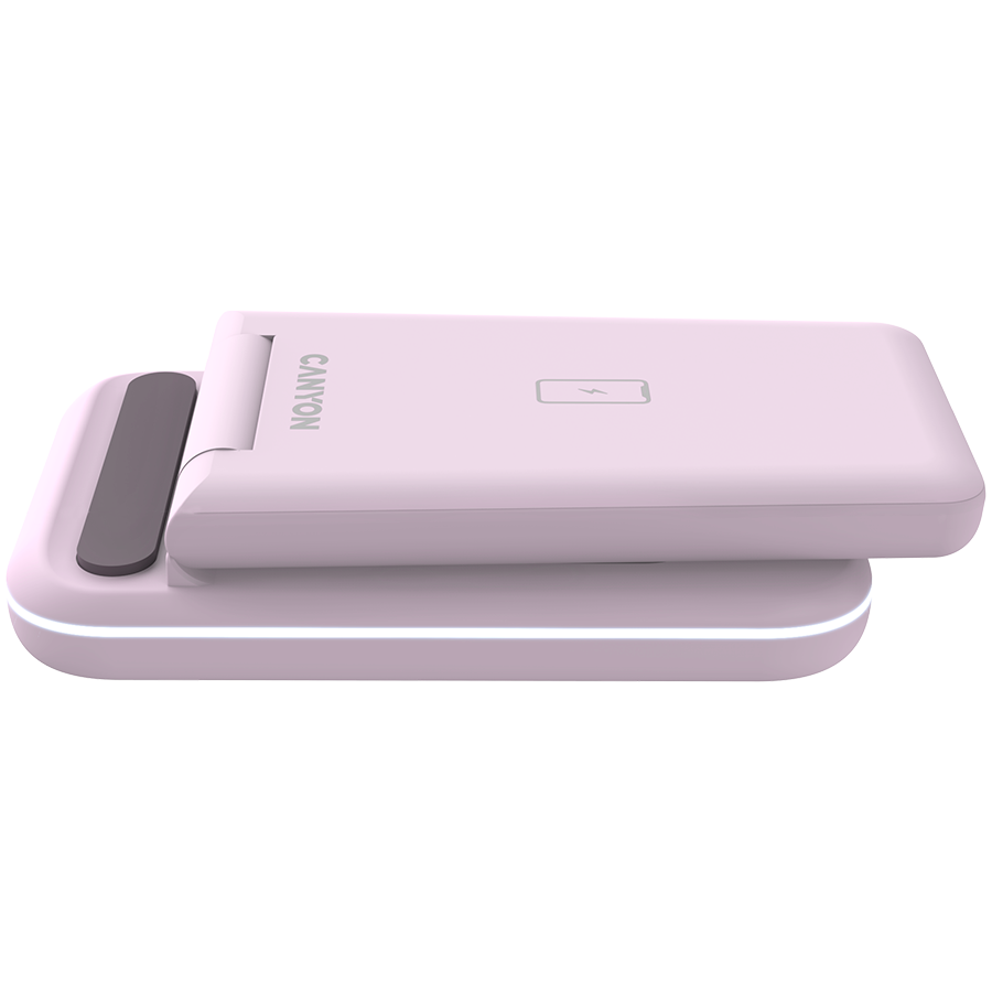 CANYON Ładowarka bezprzewodowa WS-304 15W 3w1 Iced Pink