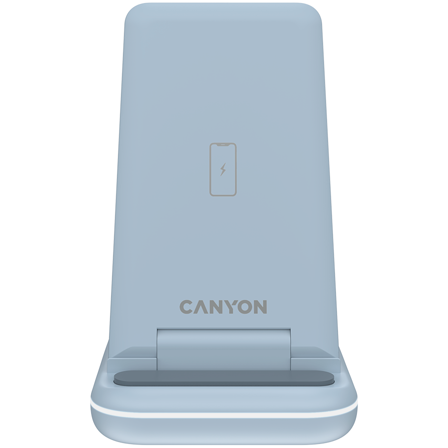 CANYON Ładowarka bezprzewodowa WS-304 15W 3w1 Niebieska
