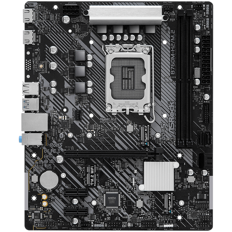 ASROCK B760M-H2/M.2 mATX LGA1700 DDR5-2