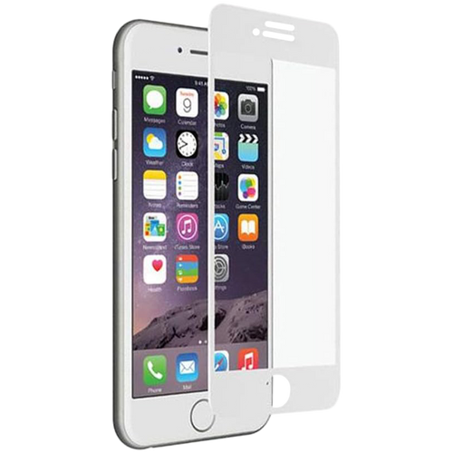 CYGNETT 3D curved 9H, Osłona ekranu, Utwardzone szkło, iPhone7, Biała