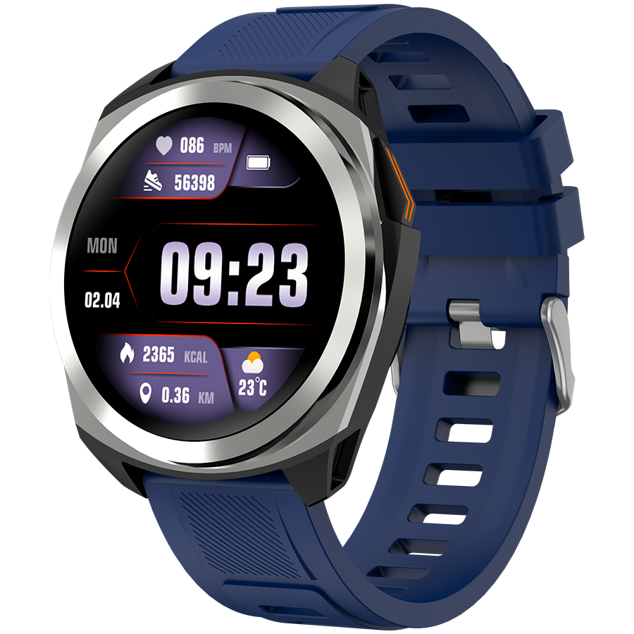 CANYON Smartwatch Maveric SW-83 GPS Srebrno - Niebieski