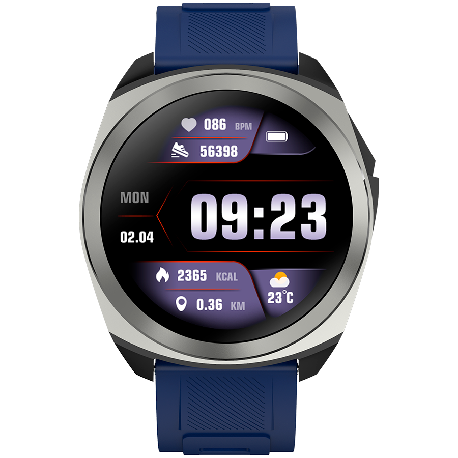 CANYON Smartwatch Maveric SW-83 GPS Srebrno - Niebieski