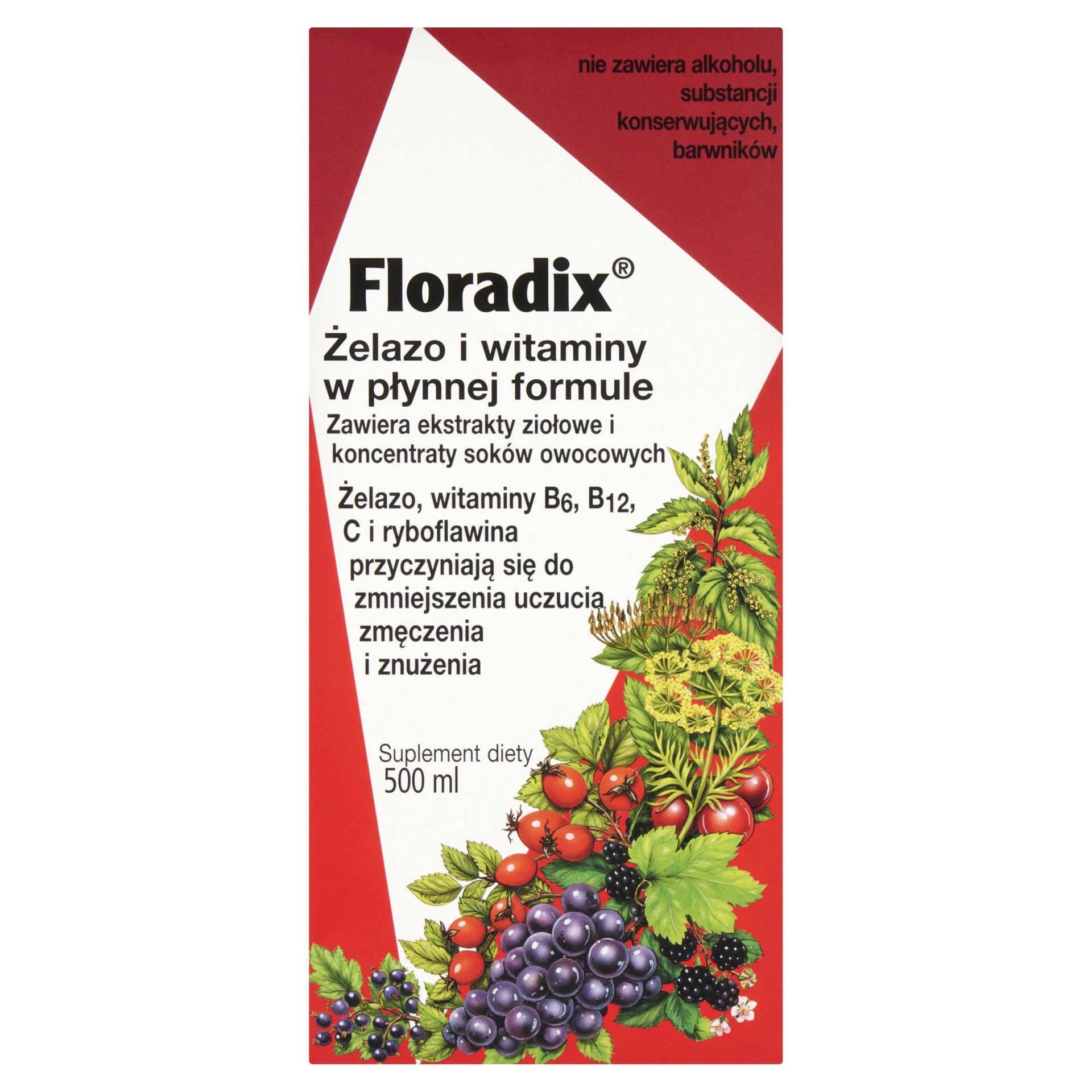 Floradix żelazo i witaminy 500 ml
