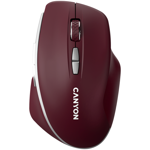 CANYON Mysz bezprzewodowa MW-21 BLU LED BT Czerwona