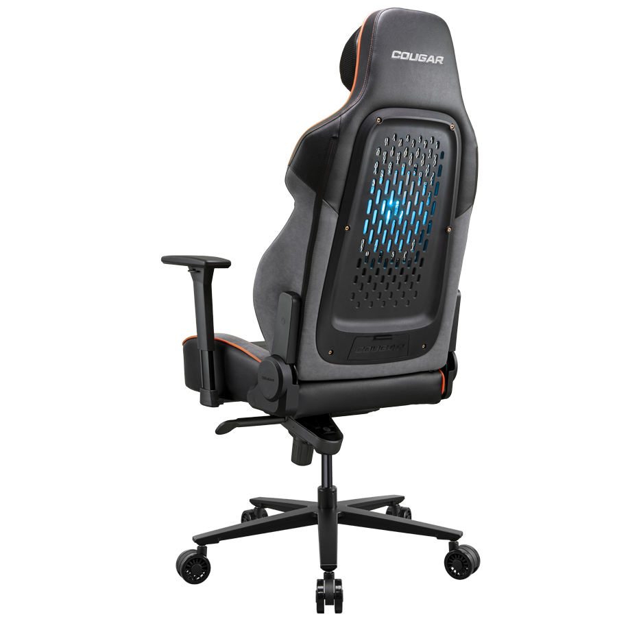 COUGAR Fotel Gamingowy NxSys Aero, Czarno Pomarańczowy
