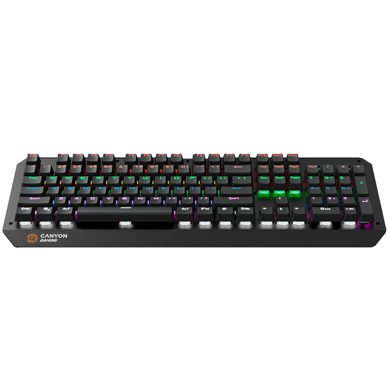 CANYON Klawiatura gamingowa Hazard GK-6 RGB US Przewodowa Czarna-2