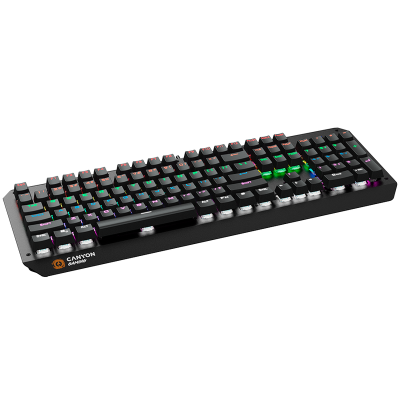 CANYON Klawiatura gamingowa Hazard GK-6 RGB US Przewodowa Czarna-3