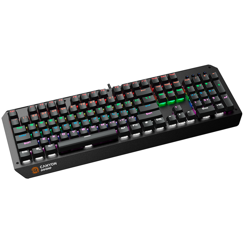 CANYON Klawiatura gamingowa Hazard GK-6 RGB US Przewodowa Czarna-4