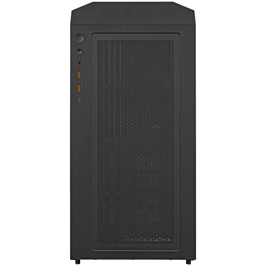 COUGAR Obudowa Uniface RGB , Midi Tower, Czarna