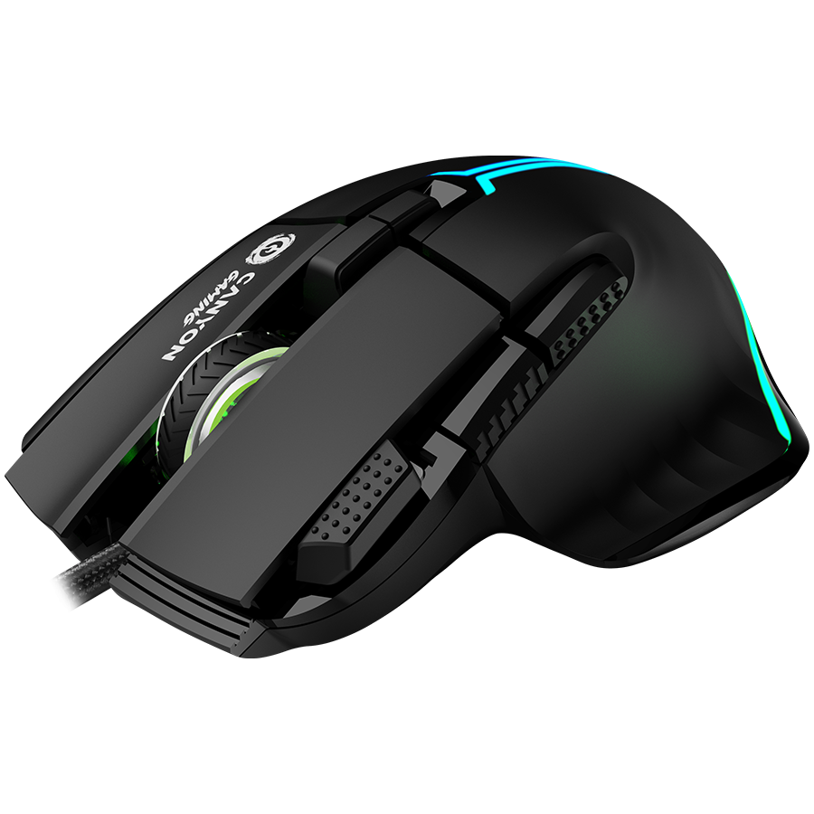 CANYON Mysz gamingowa Fortnax GM-636 RGB 9 Przyc. Przew. Czarna-8