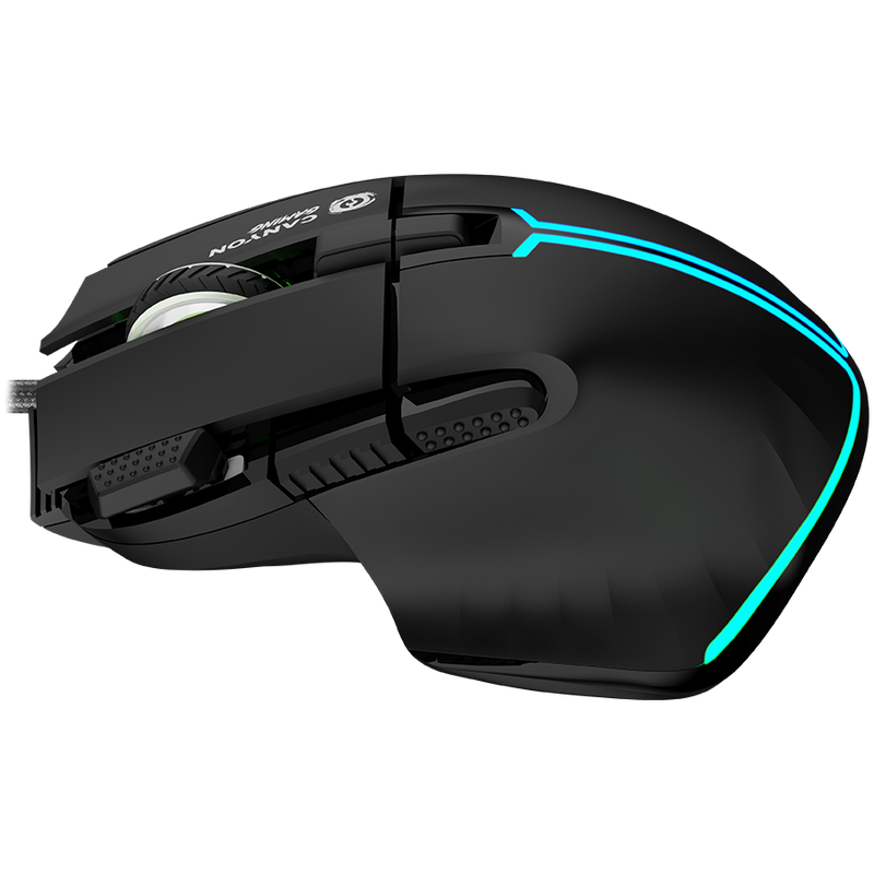 CANYON Mysz gamingowa Fortnax GM-636 RGB 9 Przyc. Przew. Czarna-5
