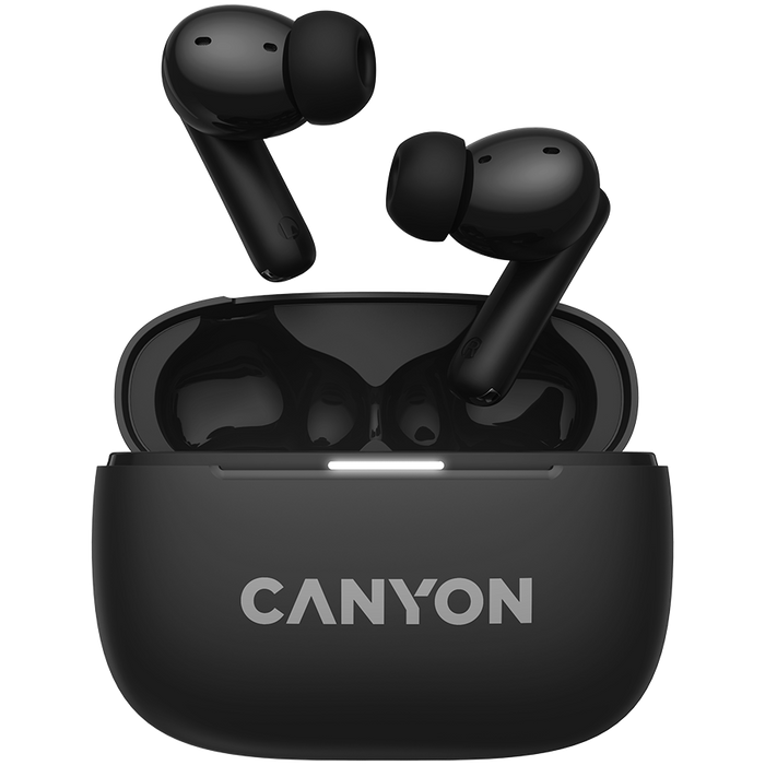 CANYON Słuchawki dokanałowe OnGo 10 ANC i ENC Czarne
