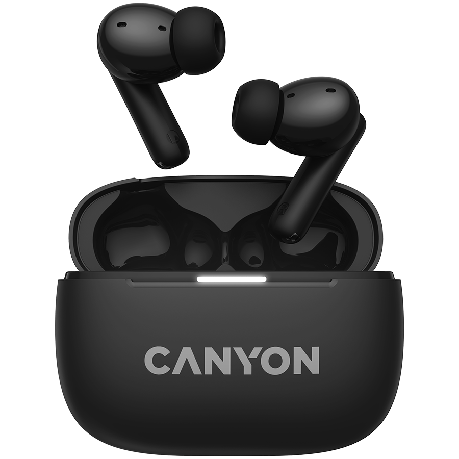 CANYON Słuchawki dokanałowe OnGo 10 ANC i ENC Czarne
