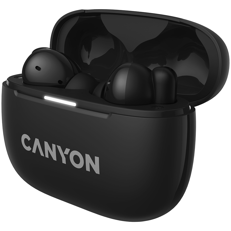CANYON Słuchawki dokanałowe OnGo 10 ANC i ENC Czarne