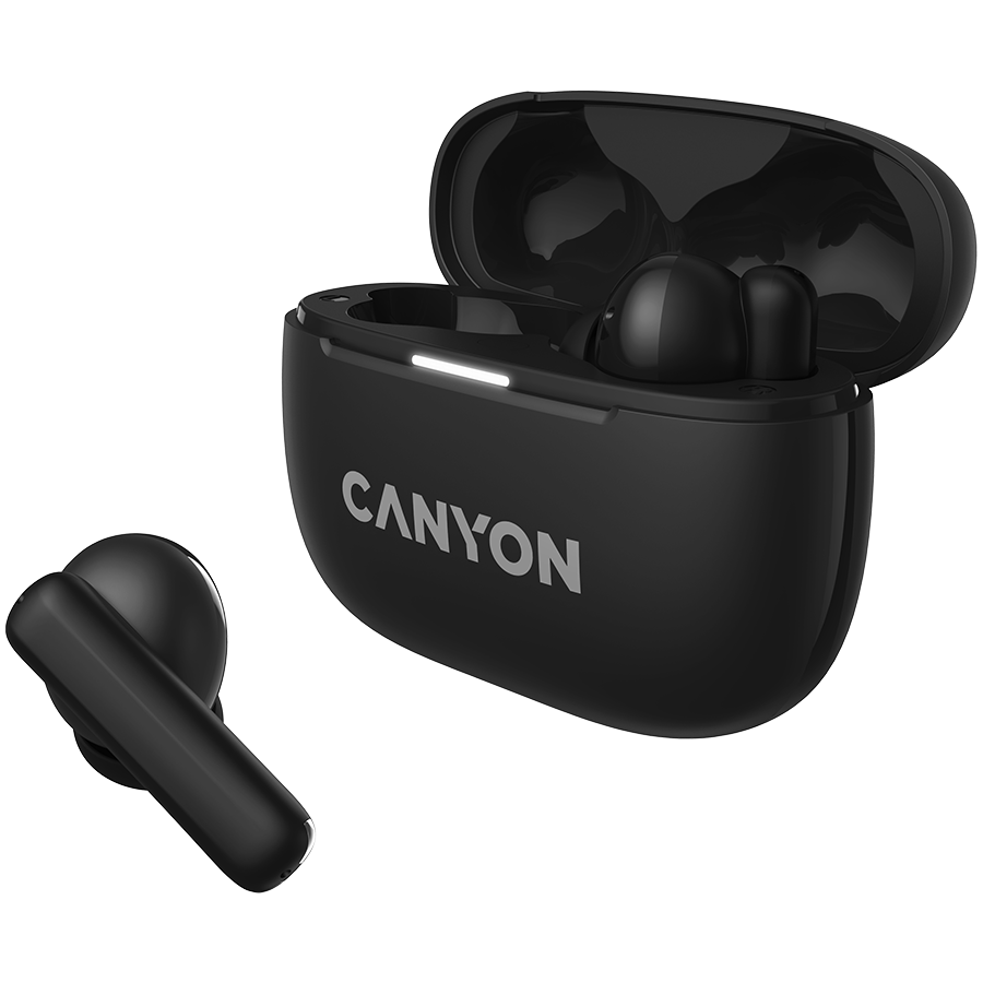 CANYON Słuchawki dokanałowe OnGo 10 ANC i ENC Czarne