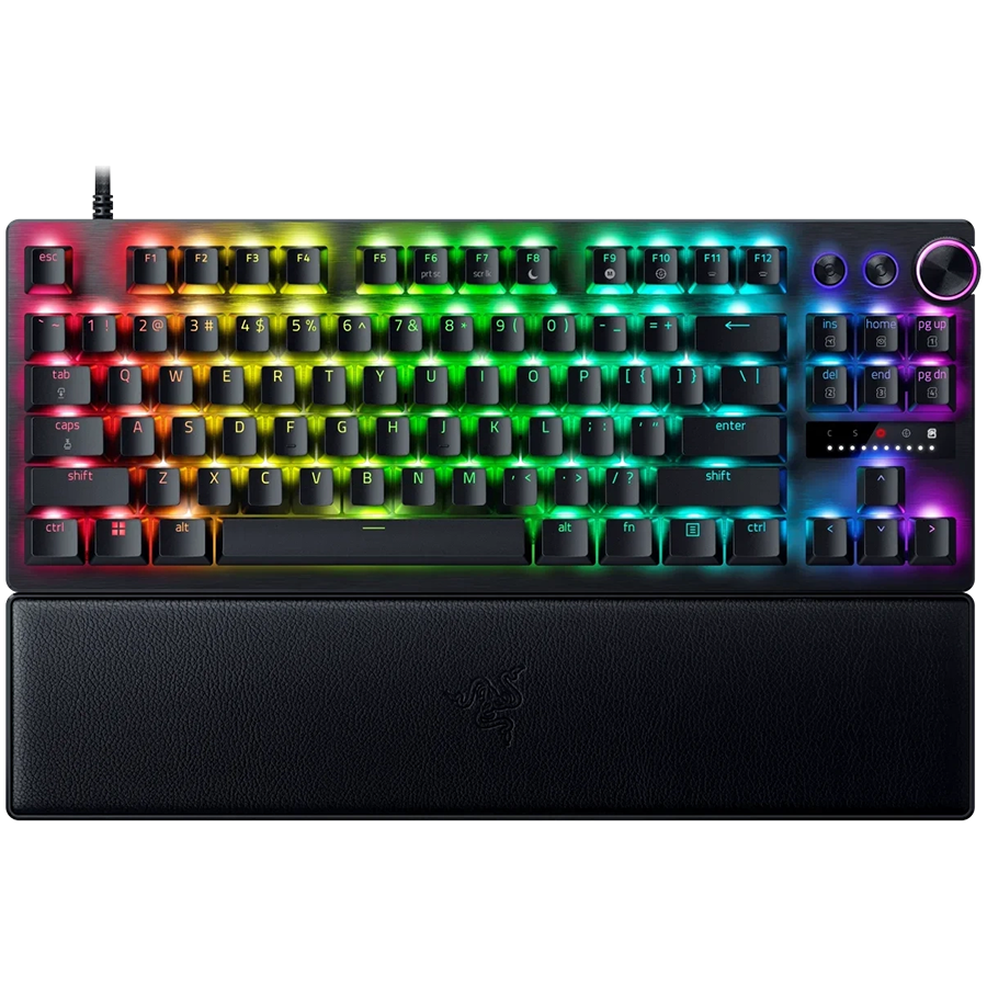 RAZER Klawiatura Gamingowa Przewodowa Huntsman V3 Pro Tenkeyless, układ US-1