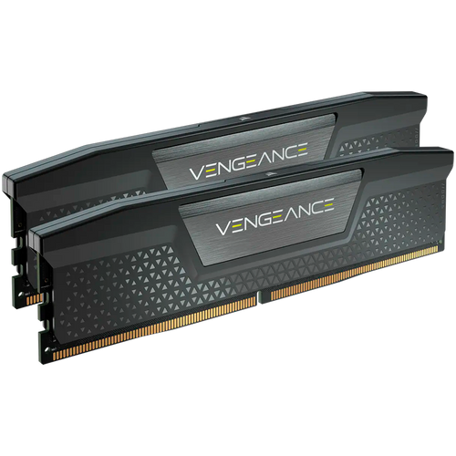 CORSAIR VENGEANCE DDR5 32GB (2x16GB) DDR5 6000 CL38-44-44-96 1.35V Std PMIC Intel XMP Memory - Black, 0840006684442