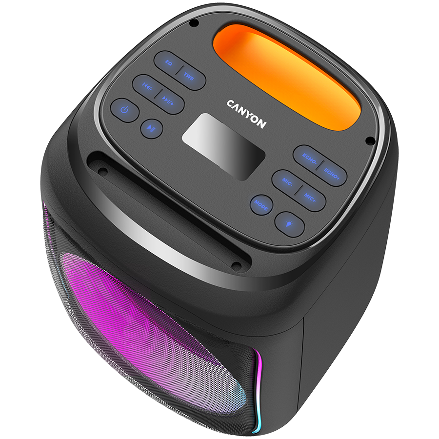 CANYON Głośnik Bluetooth OnFun 5 Partybox 40W RGB Czarny