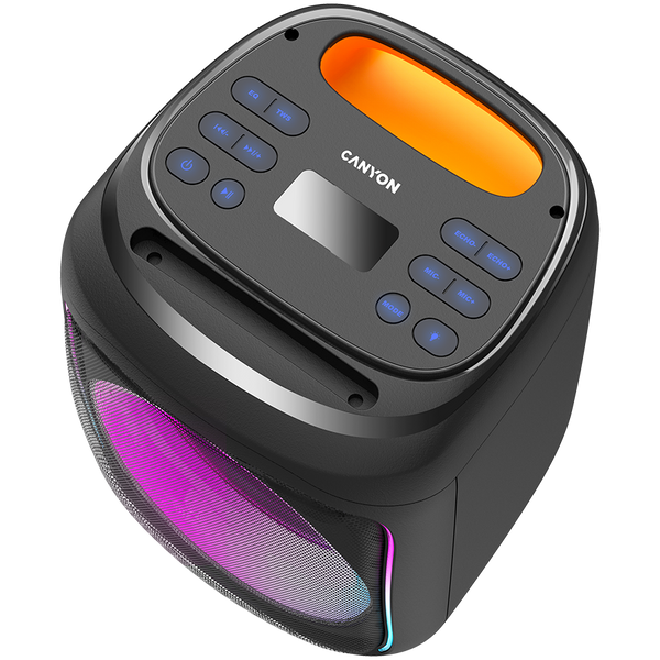 CANYON Głośnik Bluetooth OnFun 5 Partybox 40W RGB Czarny