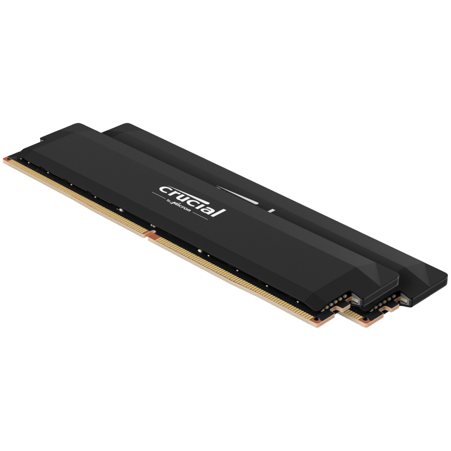 CRUCIAL PRO 32GB (2x16GB) UDIMM DDR5 6000 Black Overclocking-1