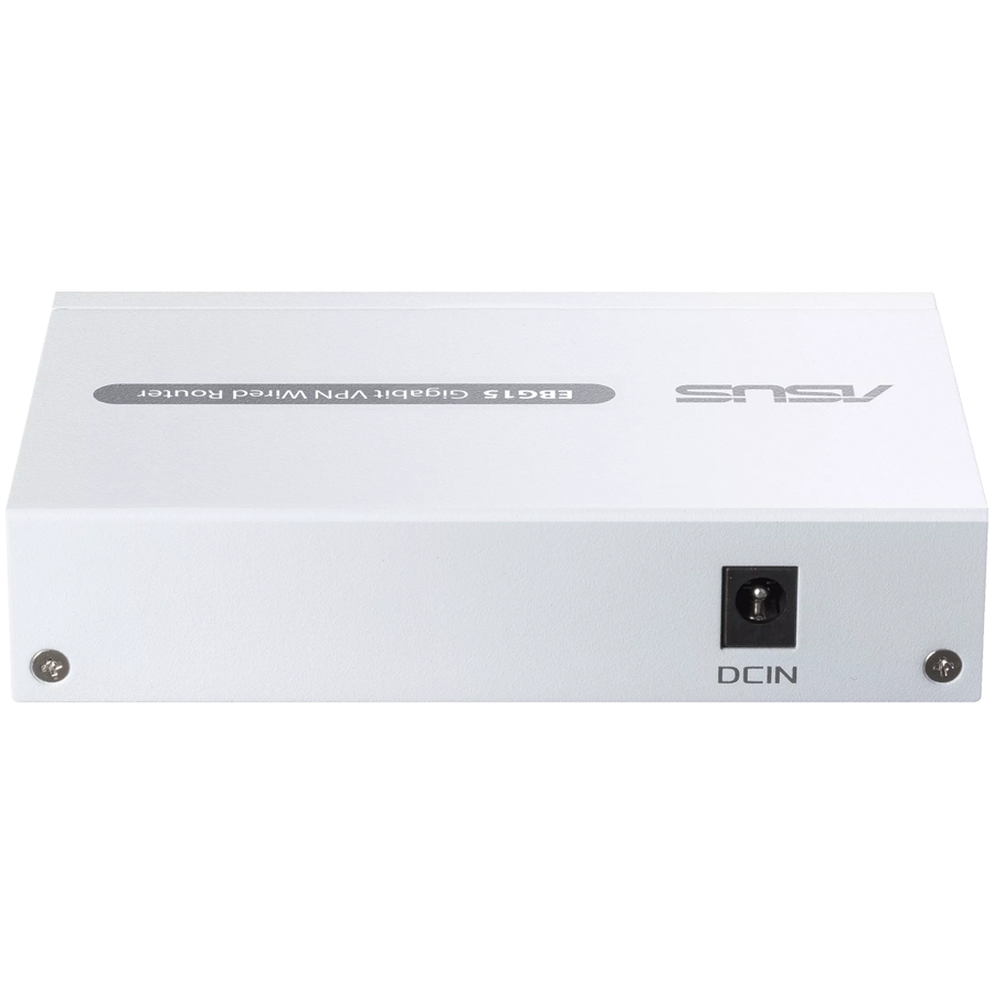 ASUS ExpertWiFi EBG15 Gigabit VPN 5 port wired router, Up to 3 WAN ethernet ports + 1 USB WAN, IPS intrusion prevention, Layer 7 firewall, Commercial-grade network security, Easy centralized management ExpertWiFi app