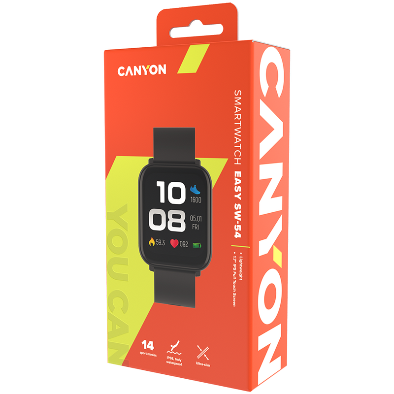 CANYON Smartwatch Easy SW-54 Czarny-8