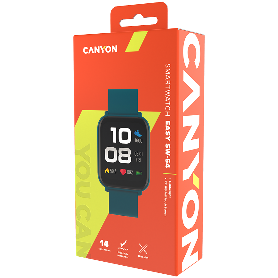 CANYON Smartwatch Easy SW-54 Zielony