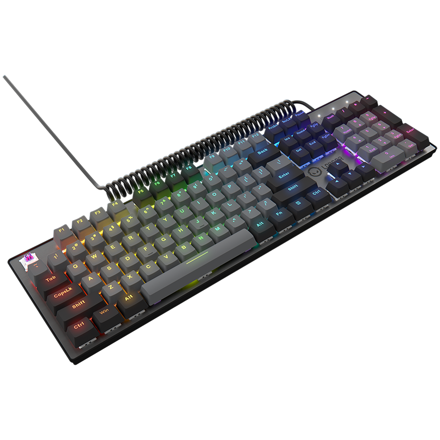 LORGAR Klawiatura Gamingowa Azar 514, przewodowa, RGB, Czarna-4