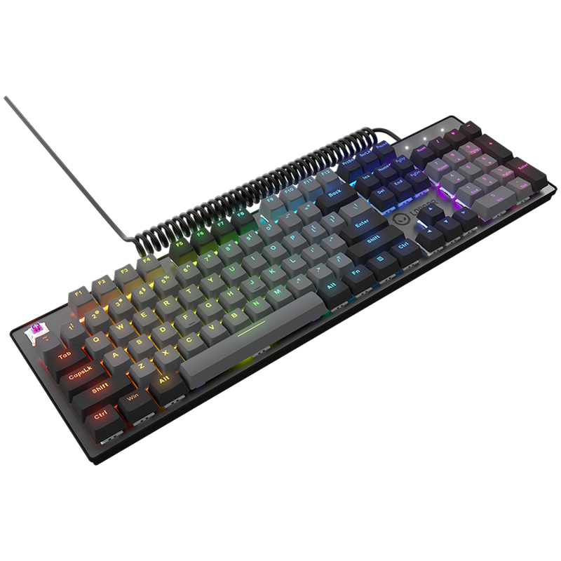 LORGAR Klawiatura Gamingowa Azar 514, przewodowa, RGB, Czarna-4