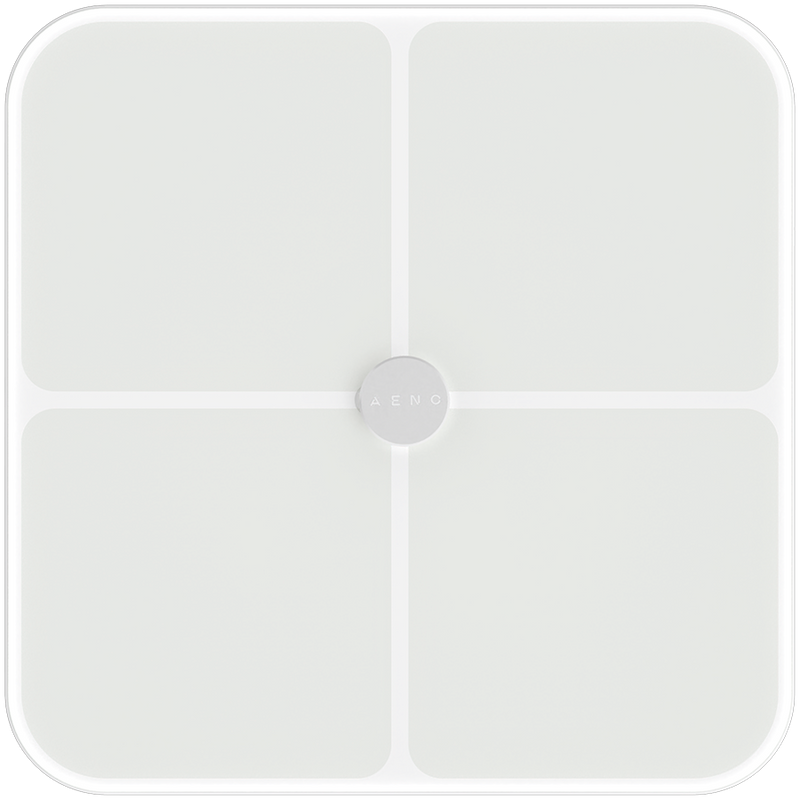 AENO BS1S Waga łazienkowa Smart 15 wskaźników ciała do 180 kg Biała-3