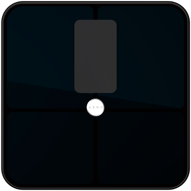 AENO BS2S Waga łazienkowa Smart 16 wskaźników ciała do 180 kg Czarna-4