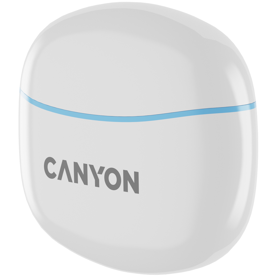 CANYON Słuchawki dokanałowe TWS-5 Etui Niebieskie