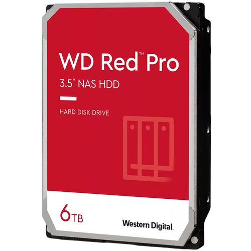 WESTERN DIGITAL Red Pro (3.5'', 6TB, 256MB, 7200 RPM, SATA 6 Gb/s)
