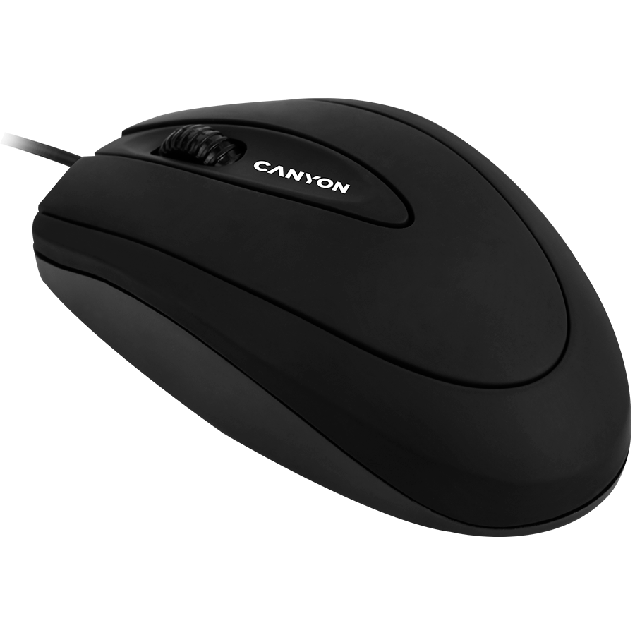CANYON Mysz przewodowa CM-1 Czarna
