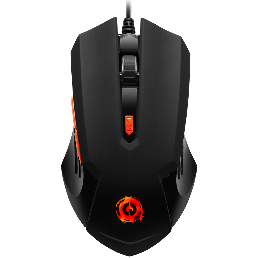 CANYON Mysz gamingowa Star Raider GM-1 RGB 6 Przyc. Przew. Czarna