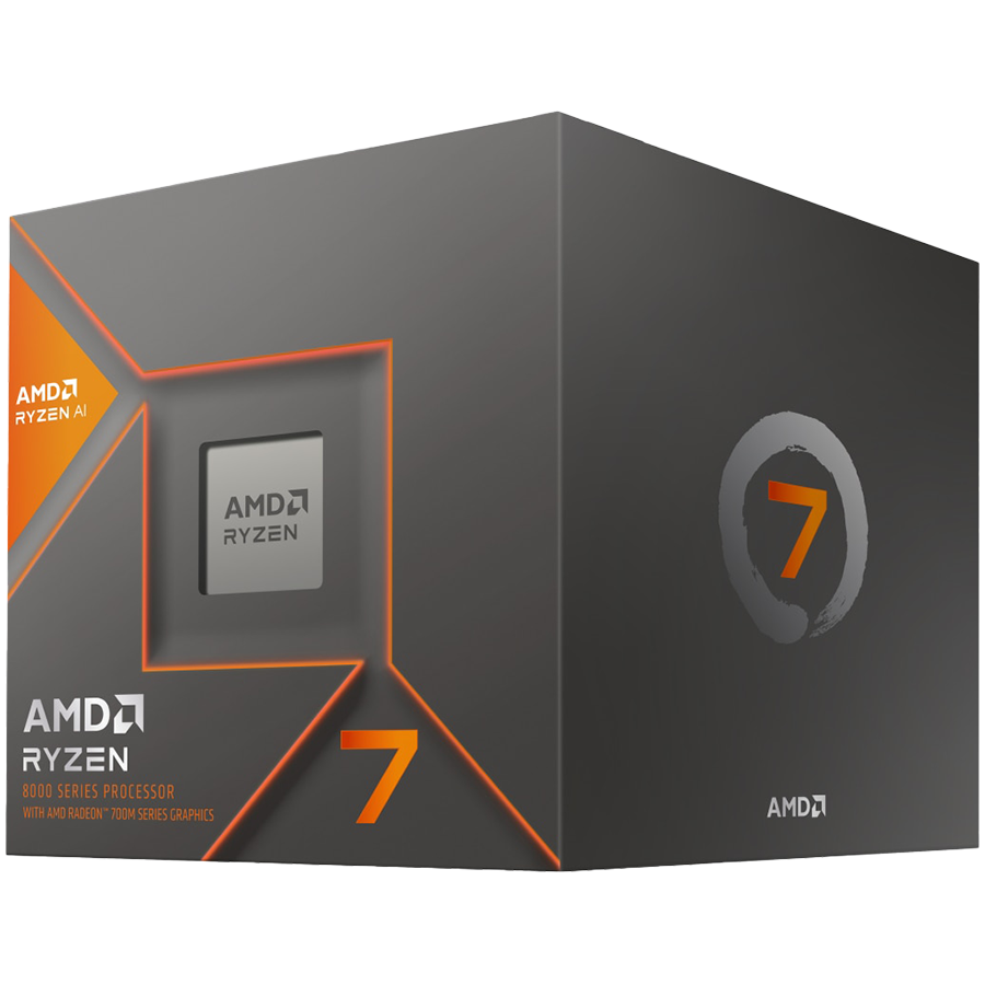 AMD Ryzen 7 8700F (4.10 GHz, 24 MB, 65W, AM5) BOX, with Wraith Stealth Cooler