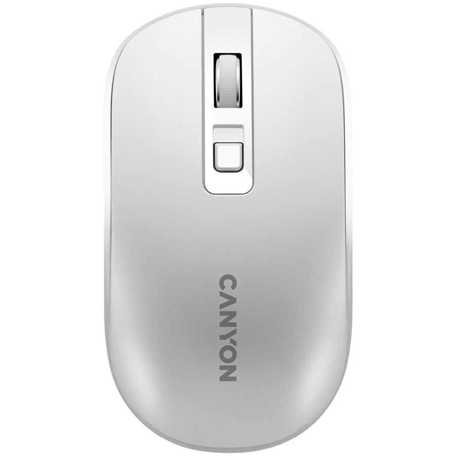 CANYON Mysz bezprzewodowa MW-18 Akumulator Perłowa Biała-1