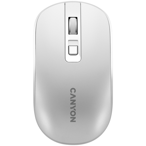 CANYON Mysz bezprzewodowa MW-18 Akumulator Perłowa Biała